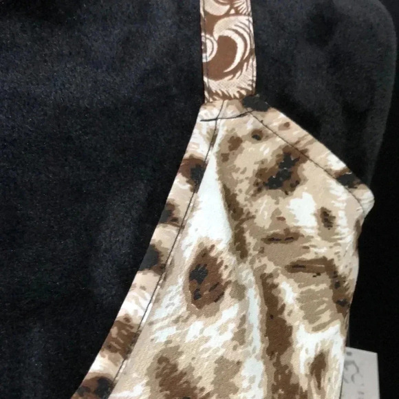 NY&Co. V-neck,spaghetti strap,long flowy, asymmetrical tank top,animal print  XS - Picture 2 of 12